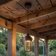 Lucide WELLS kültéri függeszték fém, barna, LED, 8W, 540lm, 2700K, IP54 - 33810/08/97