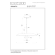 Lucide KENNETH függeszték fém, fehér, LED, 12W, 310lm, 2700K - 41412/40/31