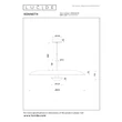 Lucide KENNETH függeszték fém, fehér, LED, 16W, 290lm, 2700K - 41412/60/31