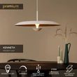 Lucide KENNETH függeszték fém, fehér, LED, 16W, 290lm, 2700K - 41412/60/31