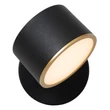 Lucide GIAN fali lámpa fém, fekete, LED, 9W, 200lm, 2700K - 44217/08/30