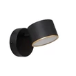 Lucide GIAN fali lámpa fém, fekete, LED, 9W, 200lm, 2700K - 44217/08/30