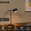 Lucide GIAN asztali lámpa fém, fekete, LED, 9W, 200lm, 2700K - 44517/08/30