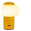 Lucide GUSTAV asztali dekor lámpa fém, üveg, sárga, opál, LED, 0.8W, 60lm, 2700K - 44520/01/34