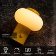 Lucide GUSTAV asztali dekor lámpa fém, üveg, sárga, opál, LED, 0.8W, 60lm, 2700K - 44520/01/34