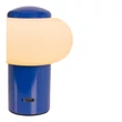 Lucide GUSTAV asztali dekor lámpa fém, üveg, kék, opál, LED, 0.8W, 60lm, 2700K - 44520/01/35