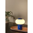 Lucide GUSTAV asztali dekor lámpa fém, üveg, kék, opál, LED, 0.8W, 60lm, 2700K - 44520/01/35