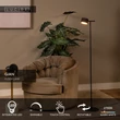 Lucide GIAN állólámpa fém, fekete, LED, 9W, 200lm, 2700K - 44717/08/30