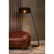 Lucide KELSO állólámpa fém, szövet, fekete, E27, 40W - 44719/81/30