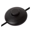 Lucide KELSO állólámpa fém, szövet, fekete, E27, 40W - 44719/81/30