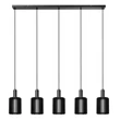 Lucide LAMBRES függeszték fém, fekete, E27, 40W - 45410/05/30