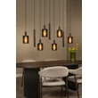 Lucide LAMBRES függeszték fém, fekete, E27+GU10, 40W+35W - 45410/09/30