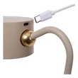 Lucide JOLAN asztali lámpa fém, műanyag, szürke, LED, 3.5W, 90lm, 2700K-5700K - 46619/03/41