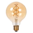 Lucide BULB LED izzó üveg, borostyán, E27, 4.9W, 450lm, 2200K - 49032/95/62