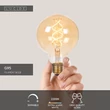 Lucide BULB LED izzó üveg, borostyán, E27, 4.9W, 450lm, 2200K - 49032/95/62