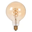 Lucide BULB LED izzó üveg, borostyán, E27, 4.9W, 440lm, 2200K - 49033/95/62