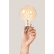 Lucide BULB LED izzó üveg, borostyán, E27, 4.9W, 440lm, 2200K - 49033/95/62