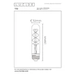 Lucide BULB LED izzó üveg, borostyán, E27, 4.9W, 410lm, 2200K - 49035/95/62