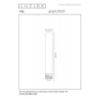 Lucide BULB LED izzó üveg, borostyán, E27, 4.9W, 440lm, 2200K - 49035/96/62