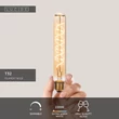 Lucide BULB LED izzó üveg, borostyán, E27, 4.9W, 440lm, 2200K - 49035/96/62