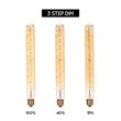 Lucide BULB LED izzó üveg, borostyán, E27, 4.9W, 450lm, 2200K - 49035/98/62