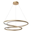 Lucide SARDANA függeszték fém, arany, LED, 74W, 4700lm, 2700K - 52400/74/02