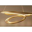 Lucide SARDANA függeszték fém, arany, LED, 74W, 4700lm, 2700K - 52400/74/02