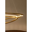 Lucide SARDANA függeszték fém, arany, LED, 74W, 4700lm, 2700K - 52400/74/02