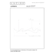 Lucide LAMBADA függeszték fém, pezsgő, LED, 47W, 3700lm, 2700K - 52401/54/05