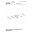 Lucide ARIANNE mennyezet lámpa fém, fekete, LED, 23W, 1100lm, 2700K-4000K - 53104/22/30