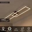 Lucide ARIANNE mennyezet lámpa fém, fekete, LED, 23W, 1100lm, 2700K-4000K - 53104/22/30