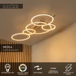 Lucide NICOLA mennyezet lámpa fém, bézs, LED, 37W, 1600lm, 2700K-4000K - 53112/36/41