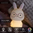 Lucide PINCHA dekor gyereklámpa szilikon, fehér, LED, 1.5W, 23lm, 2100K - 54500/01/66