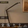 Lucide OGDEN asztali lámpa fém, szürke, LED, 7W, 480lm, 3000K - 56505/06/15
