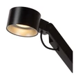Lucide OGDEN asztali lámpa fém, fekete, LED, 7W, 480lm, 3000K - 56505/06/30