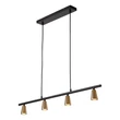 Lucide TIANA függeszték fém, fekete, pezsgő, GU10, 25W - 65401/04/05