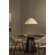 Lucide ANDRES függeszték fém, szövet, krém, E27, 40W - 65405/56/38