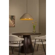 Lucide ANDRES függeszték fém, szövet, barna, E27, 40W - 65405/56/41