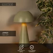 Lucide JORGO asztali lámpa fém, zöld, E27, 40W - 65500/01/33