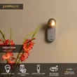 Lucide MONTANA fali lámpa fém, szürke, LED, 6.3W, 415lm, 2700K-4000K - 68200/06/15