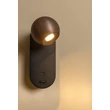 Lucide MONTANA fali lámpa fém, fekete, barna, LED, 6.3W, 415lm, 2700K-4000K - 68200/06/96
