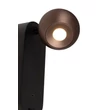 Lucide MONTANA fali lámpa fém, fekete, barna, LED, 6.3W, 415lm, 2700K-4000K - 68200/06/96