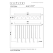 Lucide MONTANA függeszték fém, fekete, szürke, LED, 5.7W, 570lm, 2700K-4000K - 68400/75/15