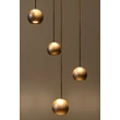 Lucide MONTANA függeszték fém, fekete, barna, LED, 5.7W, 390lm, 2700K-4000K - 68400/92/96