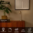 Lucide MONTANA asztali lámpa fém, szürke, LED, 5W, 390lm, 2700K - 68500/05/15