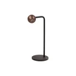 Lucide MONTANA asztali lámpa fém, fekete, barna, LED, 5W, 390lm, 2700K - 68500/05/96