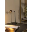Lucide MONTANA asztali lámpa fém, fekete, barna, LED, 5W, 390lm, 2700K - 68500/05/96