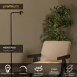 Lucide MONTANA állólámpa fém, barna, LED, 6.3W, 415lm, 2700K - 68700/05/96