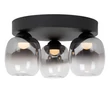 Lucide TAMINO mennyezet lámpa fém, üveg, fekete, füstszín, LED, 5.6W, 500lm, 3000K - 74119/15/30