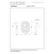 Lucide CARMINO fali lámpa fa, fém, zöld, LED, 9.8W+2.8W, 590lm+220lm, 2700K - 77292/12/33